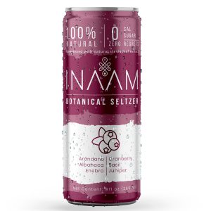 Cranberry, basil, and juniper Sparkling